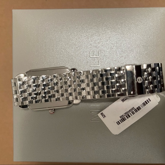 MICHELE Women's Deco I Diamond
Bracelet Watch, 20mm x 43mm - 0.11
ctw BRAND NEW - Picture 4 of 5